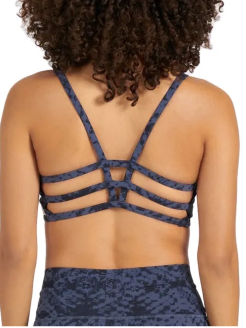 Vuori Women's Yosemite Bra - OSH-Ocean Shibori - M